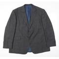 Alfred Brown Mens Green Check Jacket Suit Jacket Size M