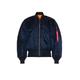 ALPHA INDUSTRIES MA-1 Bomber Jacket in Navy. Size L, S, XL/1X, XS.