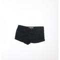 Primark Womens Black Denim Chino Shorts Size 12