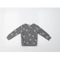 M&S Boys Grey Geometric Cotton Pullover Sweatshirt Size 2-3 Years - Yeti