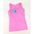 Gildan Womens Size M Cotton Pink Vest Top (Regular)