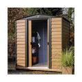 Rowlinson Woodvale Metal Garden Shed 6 x 5Ft, none