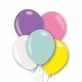 Pearl Latex Balloons Pack of 10 Assorted Colours, none