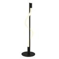 Serpent 1 Light LED Floor Lamp, Black, Acrylic 2700K