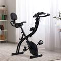 2 in 1 Upright Exercise Bike, black