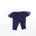 Carter's Baby Blue Polka Dot Jogger Trousers Size 0-3 Months