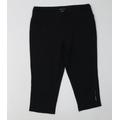 scraba sport Womens Black Polyester Sweat Shorts Size M L20 in Regular