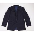 Austin Reed Mens Blue Striped Jacket Suit Jacket Size 46