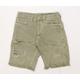 H&M Mens Green Denim Bermuda Shorts Size 28