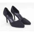 F&F Womens UK Size 5 Black Suede Heels