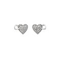 Hot Diamonds Togetherness Sterling Silver Heart Earrings D