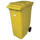 Clinical Waste Lockable Wheelie Bin - 770 litre - 1360 x 1350 x 770 - 4 wheels