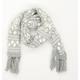 Matalan Girls Grey Geometric Knit Scarf Scarves & Wraps One Size