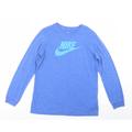 Nike Boys Blue Basic T-Shirt Size 12-13 Years