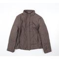 M&Co Womens Brown Jacket Size 16