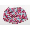 PRETTYLITTLETHING Womens Blue Floral Polyester Sleep Shorts Size 14