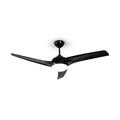 Klarstein Figo Ceiling Fan, 52"(132 cm) O, Power: 55 watts, Black