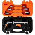 Bahco Pistol Grip Ratchet Screwdriver and Spanner Tool Kit