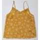 Primark Womens Yellow Floral Polyester Cami Pyjama Set Size 10 - sleep shorts set