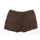 Denim Co Womens Brown Linen Cargo Shorts Size 12 L3 in Regular Button