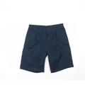 Dimensions Mens Blue Cargo Shorts Size S