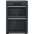 Hotpoint Cannon 60cm Double Oven Gas Cooker - Anthracite
