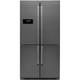 Caple 588 Litre Four Door American Fridge Freezer - Gunmetal Grey