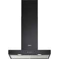 Zanussi 60cm Wide Chimney Cooker Hood - Black