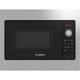 Bosch Series 2 800W 20L Built-in Solo Microwave Oven - Black With Steel Trim