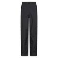 Downpour Mens Waterproof Trousers Long Length - Black