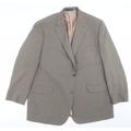 MANSIZE Mens Green Polyester Jacket Suit Jacket Size 50