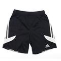 adidas Boys Black Sweat Shorts Size L - Stretch waistband