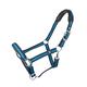 Mark Todd Deluxe Padded Headcollar with Leadrope Navy and Petrol - Pony