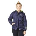Firefoot Basic Showerproof Jacket Ladies Navy/Lime - Medium