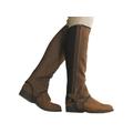 Dublin Suede Half Chaps - Brown - Adult - Small