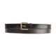 Hy Plain Leather Belt - Black - 90cm