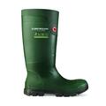 Dunlop Purofort FieldPRO Full Safety Green and Black Wellington Boots - Size 4