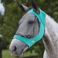 WeatherBeeta Deluxe Stretch Turquoise and Black Eye Saver with Ears - Small Pony
