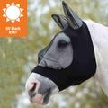 WeatherBeeta Stretch Eye Saver With Ears - Black/Black - Small Pony
