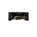 Isabel Marant Woma Braided Leather Belt in Black - Black. Size 95 (also in ).