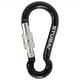 Stubai - Dwarf El Fangkarabiner - Gear carabiner size One Size, black/grey