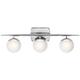 KL/JASPER3 BATH Jasper 3 Light Bathroom Wall Light In Polished Chrome