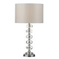 Dar OLE4250 Oleana Chrome and Glass Table lamp with Shade