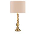 Dar MAD4275 Madrid Antique Brass Table Lamp With Shade