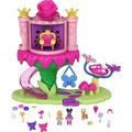 Polly Pocket Rainbow Funland Fairy Flight Ride Playset with Polly & Friend Dolls