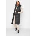 Lts Tall Black Longline Hooded Puffer Gilet 12 Lts | Tall Women's Gilets