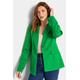 Lts Tall Bright Green Scuba Crepe Blazer 16 Lts | Tall Women's Blazer Jackets