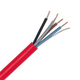 Zexum Red 2.5mm 24A 4 Core & Earth Brown Black Grey Blue Fire Resistant Rated BASEC Approved Power Cable - 10 Meter