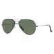 Ray-Ban RB3025 Polarised Aviator Sunglasses, Black