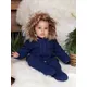 The Little Tailor Kids' Knitted Faux Fur Hood Romper